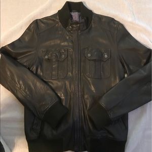 Ted Baker leather bomber